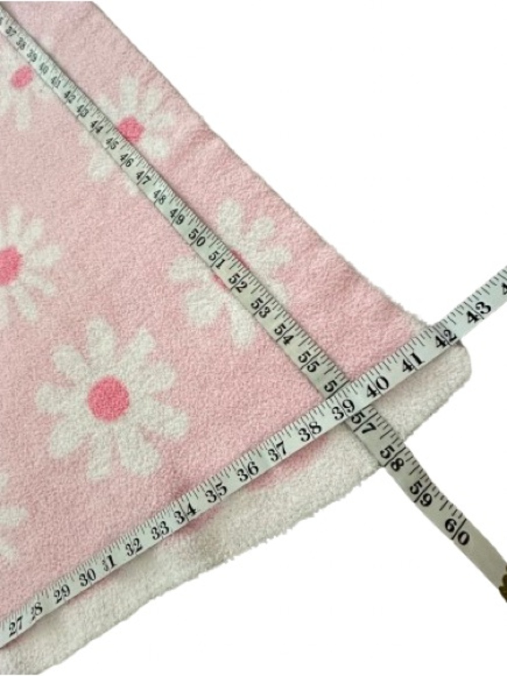 Martha Stewart Kid's Pink Daisy Soft Fluffy Fleece Double-sided Throw Blanket - Picture 8 of 10